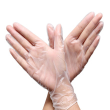 Einweg-PVC-Handschuhe Persönliche Schutzausrüstung Sicherheitshandschuhe Strukturierte lebensmittelechte puderfreie Einweg-Vinylhandschuhe